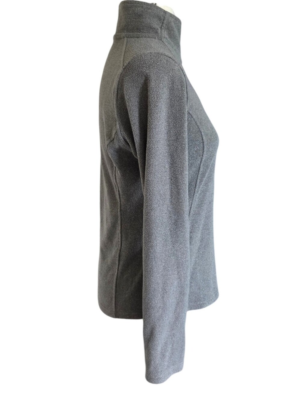 The North Face Tech Glacier 1/4 Zip Fleece Pullover Grey Womens Small - Picture 4 of 14